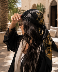 Bana Printed Satin Scarf