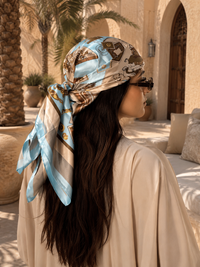 Bana Printed Satin Scarf