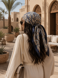 Bana Printed Satin Scarf