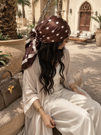 Bana Printed Satin Scarf