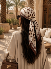 Bana Printed Satin Scarf