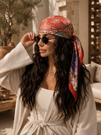 Bana Printed Satin Scarf