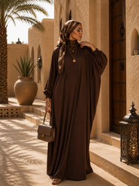 Farah Bat-Sleeve Sheer Robe