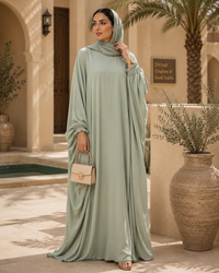 Farah Bat-Sleeve Sheer Robe