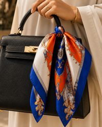Meera Knotted Silk Scarf