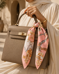 Meera Knotted Silk Scarf