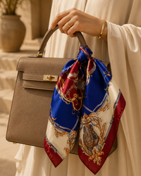 Meera Knotted Silk Scarf