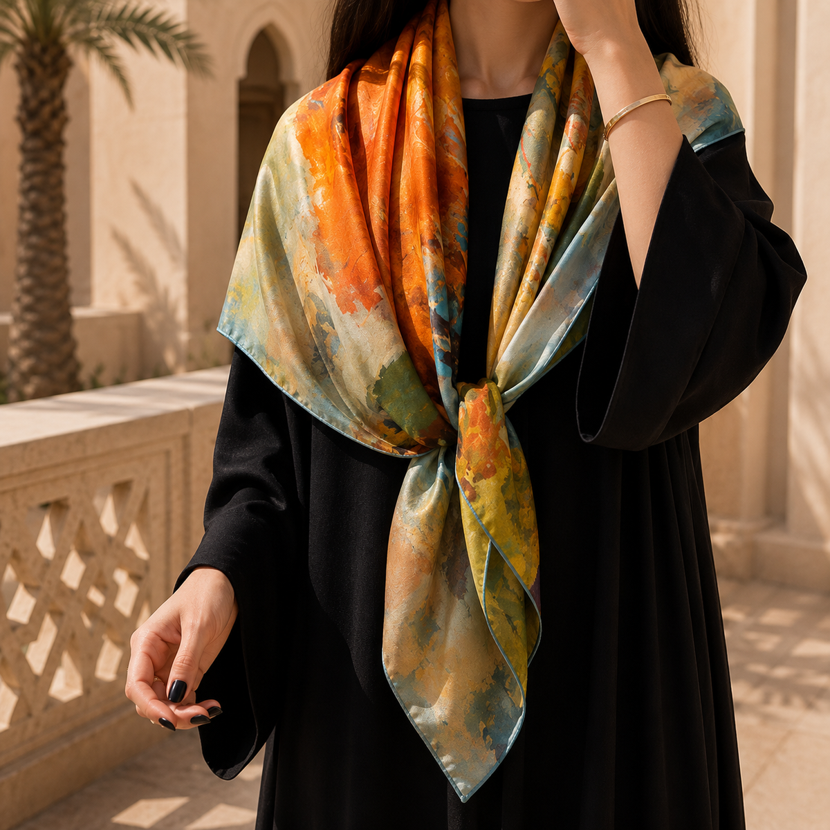 Ruba Artisan Silk Scarf