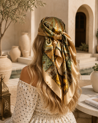 Safa Retro Print Scarf