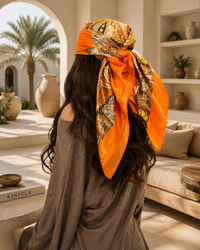 Safa Retro Print Scarf