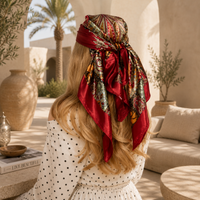 Safa Retro Print Scarf