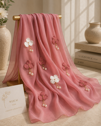 Maya Floral Weicai Chiffon Hijab