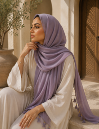 Jenna Tassel Chiffon Hijab