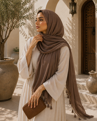Jenna Tassel Chiffon Hijab