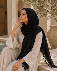 Jenna Tassel Chiffon Hijab