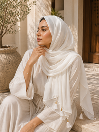 Jenna Tassel Chiffon Hijab
