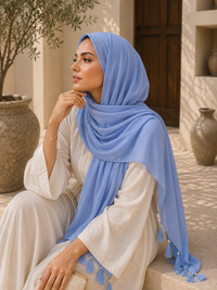 Jenna Tassel Chiffon Hijab