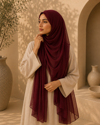 Lina Pearl Chiffon Hijab