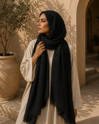 Iman Fringe Chiffon Hijab