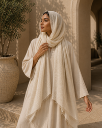 Iman Fringe Chiffon Hijab