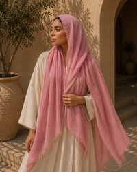Iman Fringe Chiffon Hijab