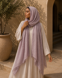 Iman Fringe Chiffon Hijab