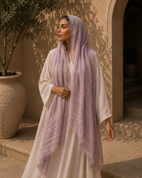 Iman Fringe Chiffon Hijab
