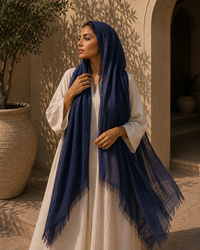 Iman Fringe Chiffon Hijab