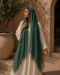 Iman Fringe Chiffon Hijab