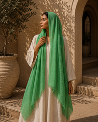 Iman Fringe Chiffon Hijab