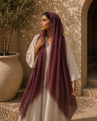 Iman Fringe Chiffon Hijab