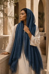 Iman Fringe Chiffon Hijab