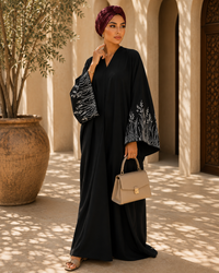 Khadija Embroidered Abaya