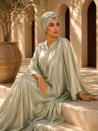 Halima Satin Abaya