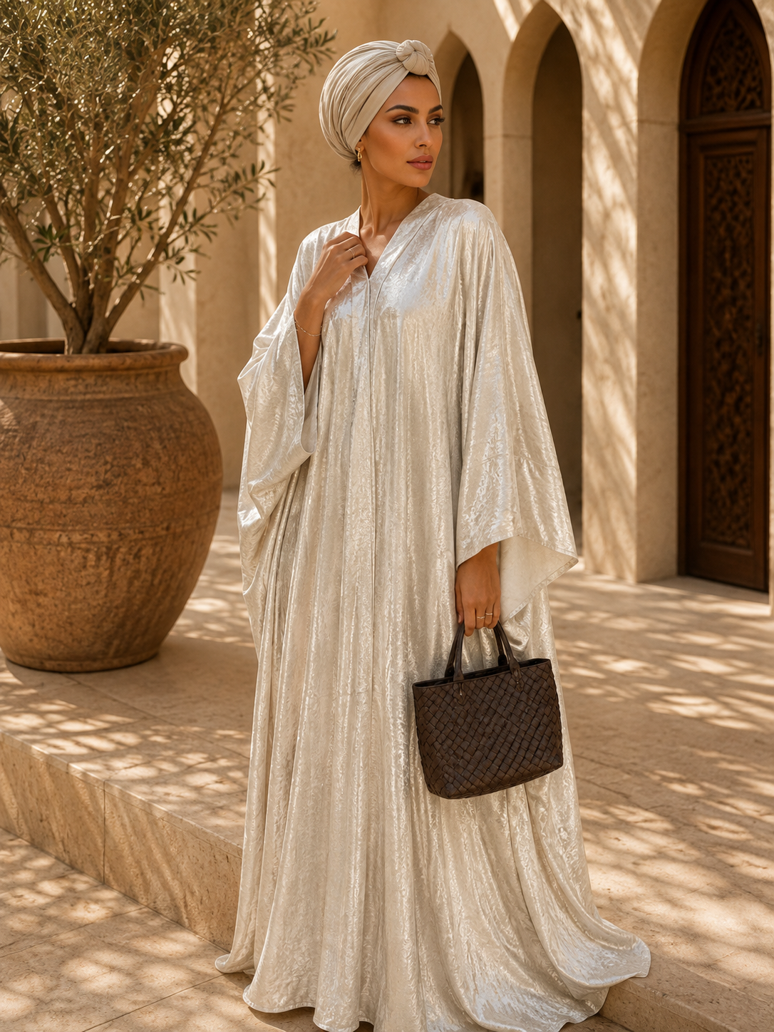Halima Satin Abaya