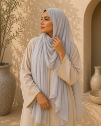 Iman Fringe Chiffon Hijab