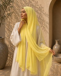 Iman Fringe Chiffon Hijab