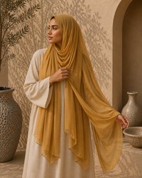 Iman Fringe Chiffon Hijab