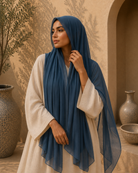Iman Fringe Chiffon Hijab
