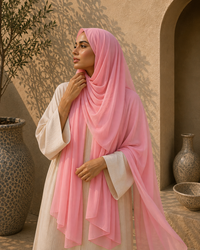 Iman Fringe Chiffon Hijab