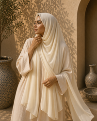 Iman Fringe Chiffon Hijab