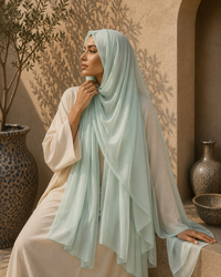 Iman Fringe Chiffon Hijab