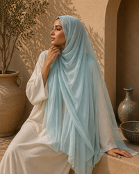 Iman Fringe Chiffon Hijab