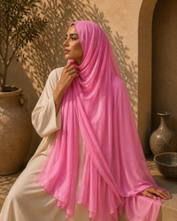 Iman Fringe Chiffon Hijab