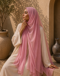 Iman Fringe Chiffon Hijab