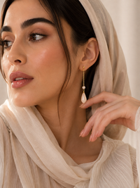 Joud Floral Jade Earrings