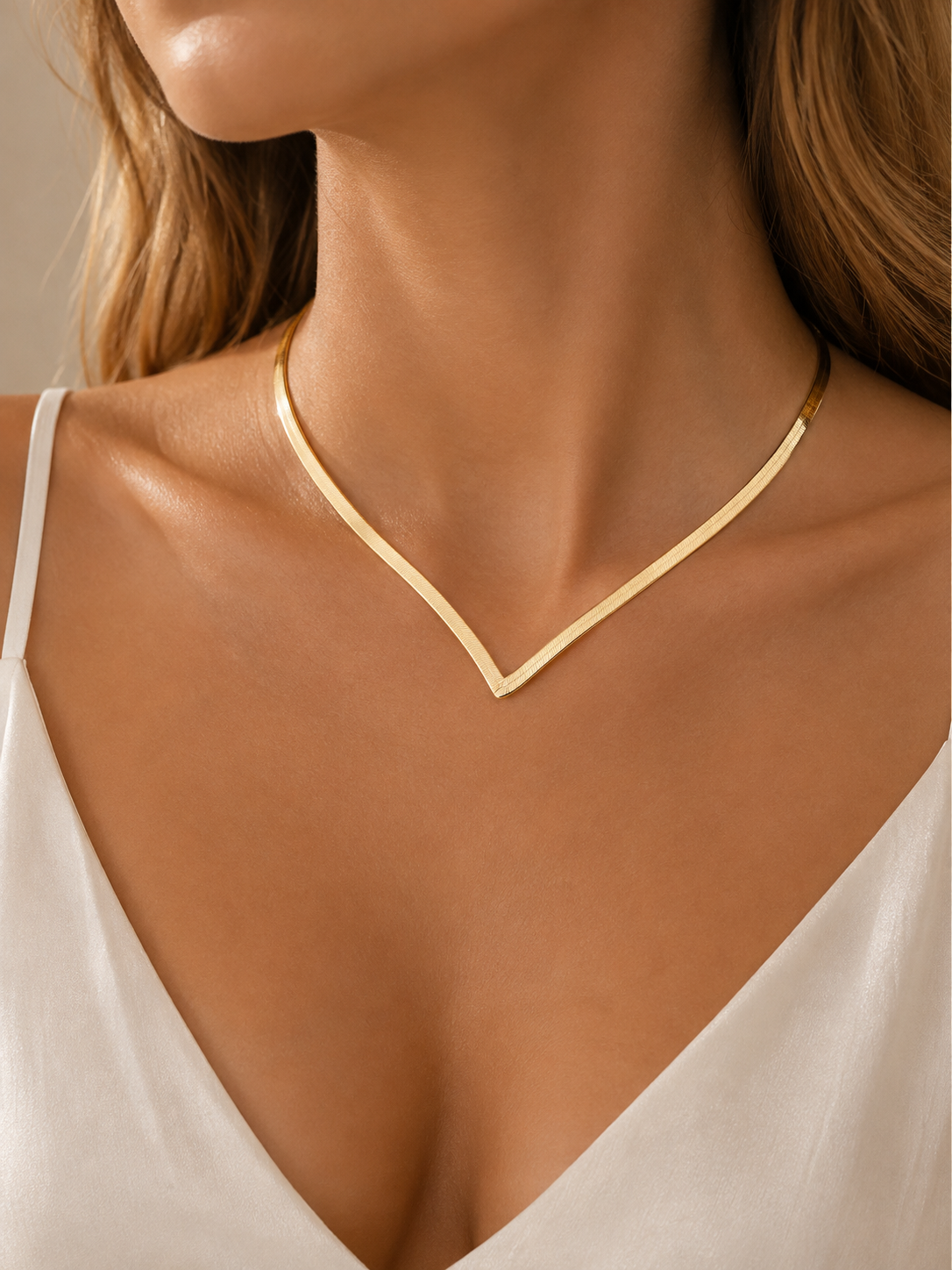 Rahaf Gold Chain Necklace
