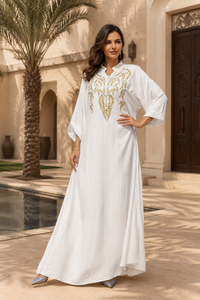 Shireen Embroidered Robe Dress