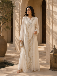 Kiran Sequined Embroidered Gown