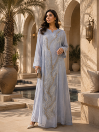 Kiran Sequined Embroidered Gown